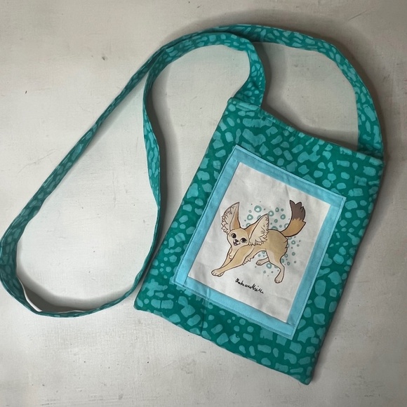 Handmade Fennec Fox Big Ears Crossbody Bag Purse Cute Anime Kawaii Style - Picture 1 of 5